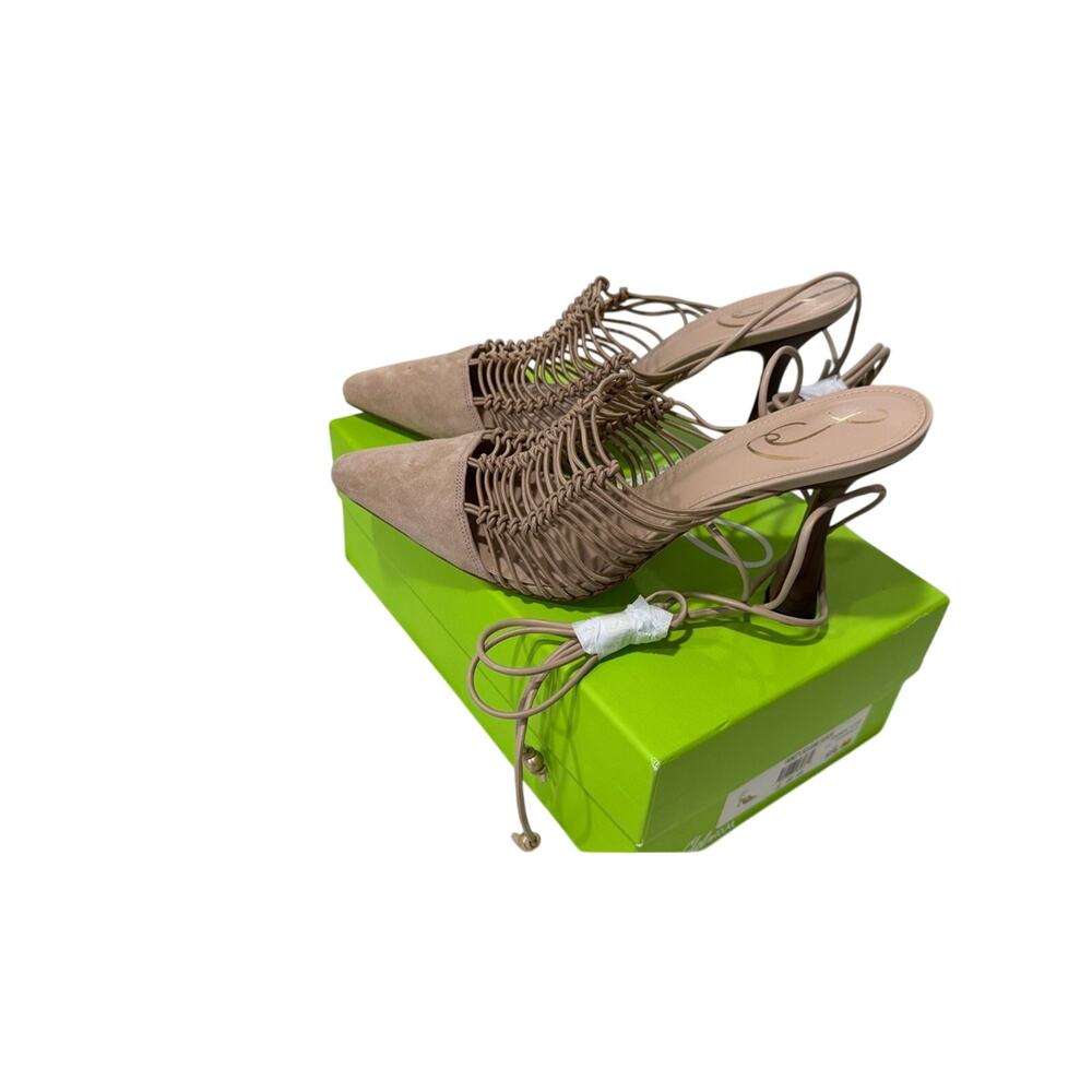 Sam Edelman Trinity Sesame Suede Woven Lace-Up 9.5 NWTB - Picture 11 of 11